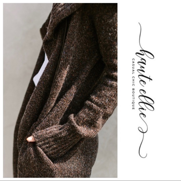 “RAISEN” Cane Zip Front Chunky Coatigan Sw… - Picture 6 of 7